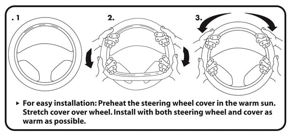 Honda Genuine Leather Steering Wheel Cover