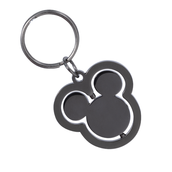 Disney Mickey Mouse Silhouette Spinner Key Chain