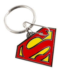 Warner Bros. DC Superman Shield Full Color Enamel Key Chain