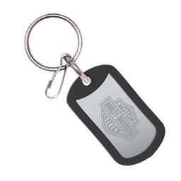 Harley-Davidson Rubber Tag Bar & Shield Key Chain