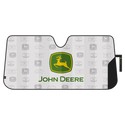 John Deere Cool White Retro Logo Accordion Sunshade
