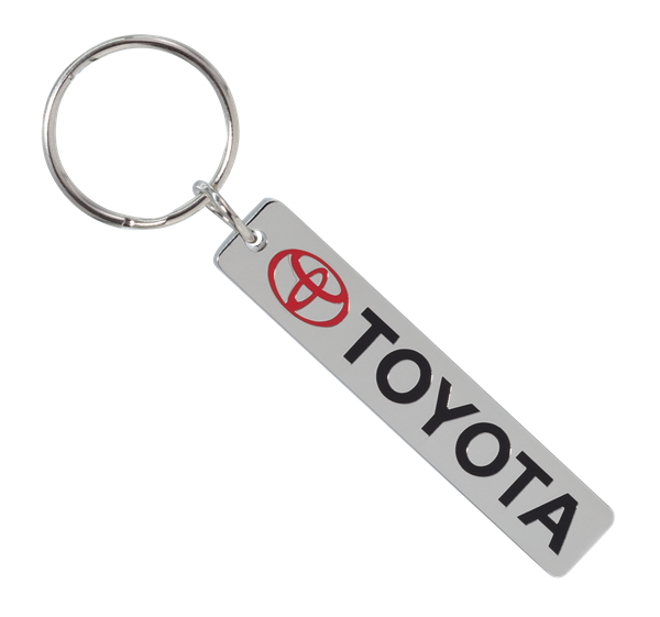 Toyota Wordmark Enamel Key Chain