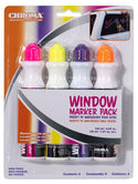 4 Pack Neon Window Markers
