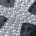 Cross Silver Bling Decal