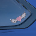 Heart Silver Full Bling Decal