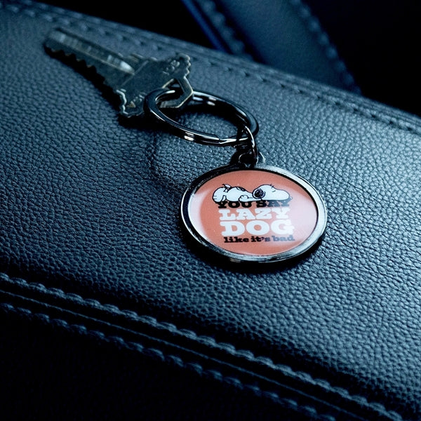 Peanuts Snoopy Lazy Dog Key Chain