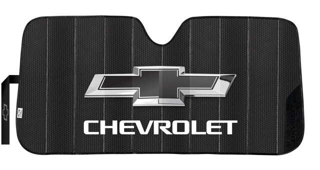 Chevrolet Black Matte Accordion Sunshade