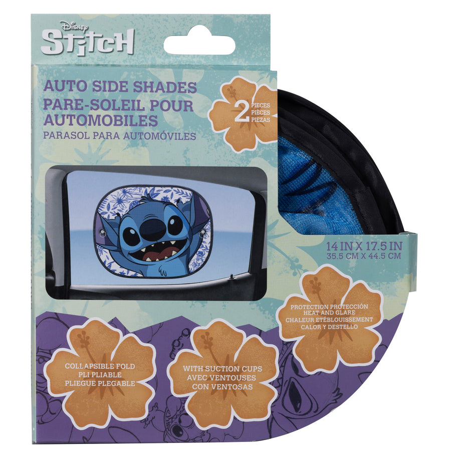 Disney Stitch 2 Piece Side Window Mesh Sunshade
