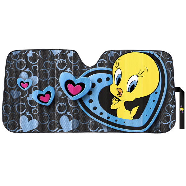 Warner Bros. Looney Tunes Tweety Accordion Sunshade – My Cool Car