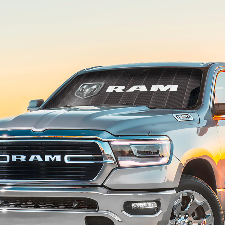 RAM Black Matte Accordion Sunshade