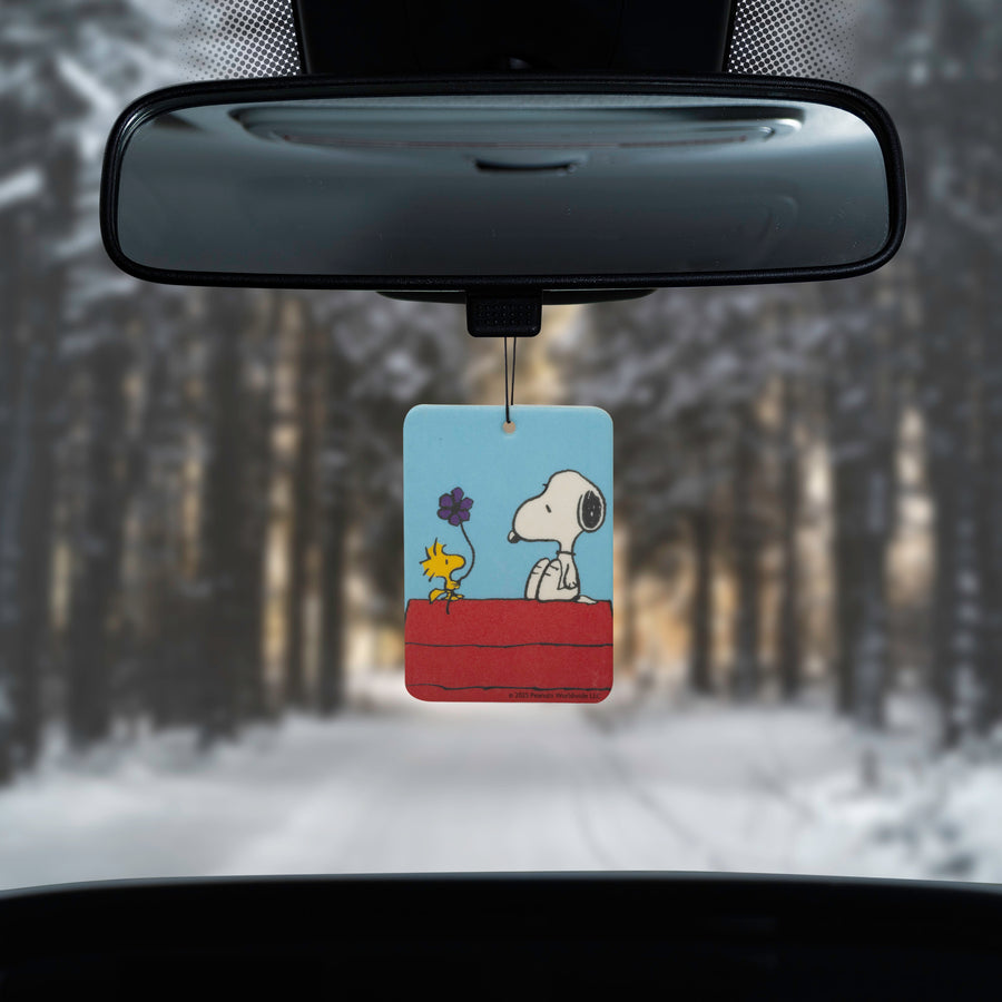 Peanuts Snoopy Dog House Paper Air Freshener