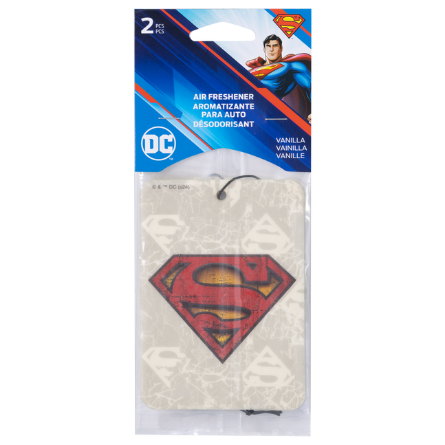 Warner Bros. DC Superman 2 Pack Paper Air Freshener