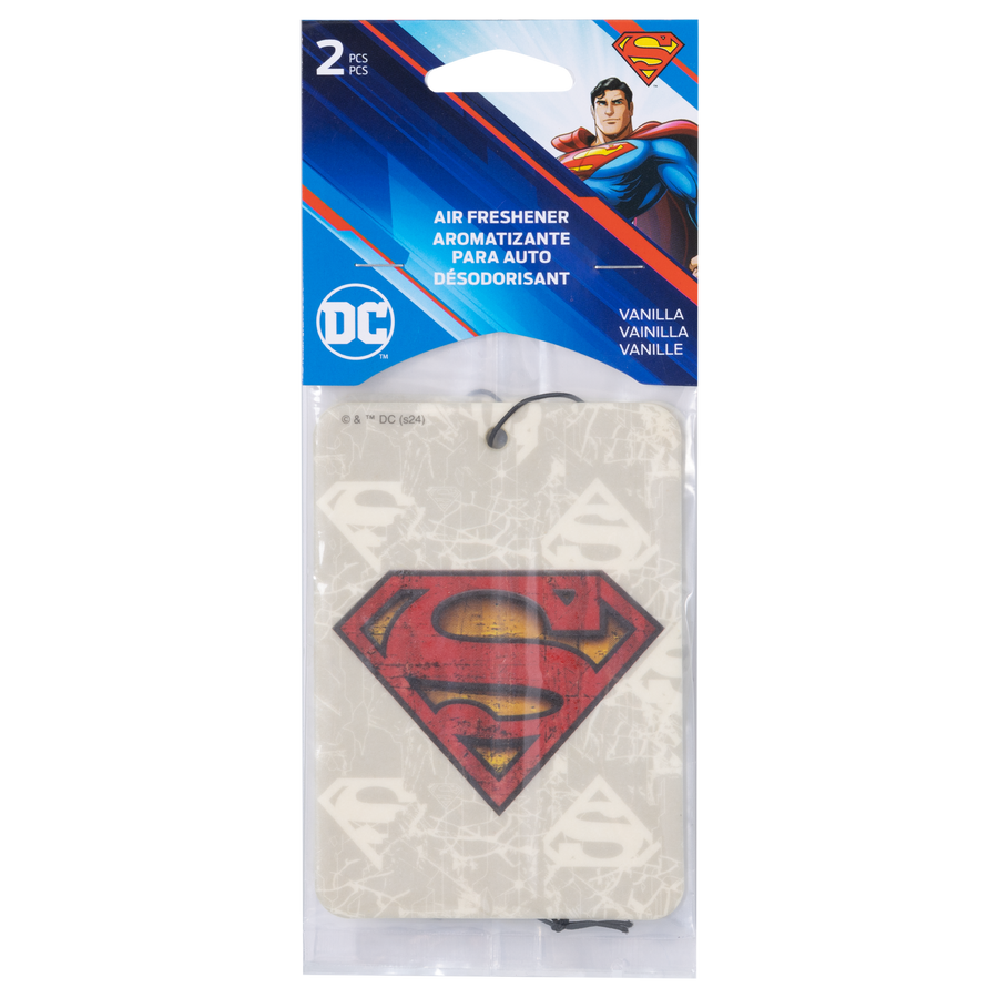 Warner Bros. DC Superman 2 Pack Paper Air Freshener