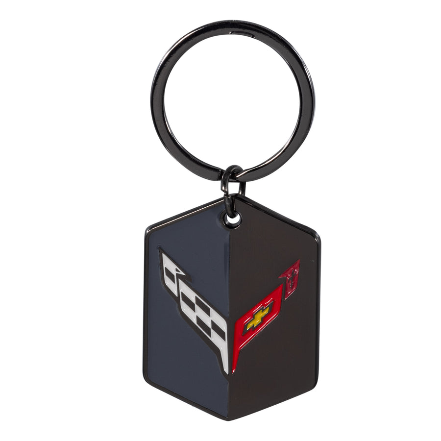 Corvette Enamel Key Chain