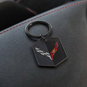 Corvette Enamel Key Chain